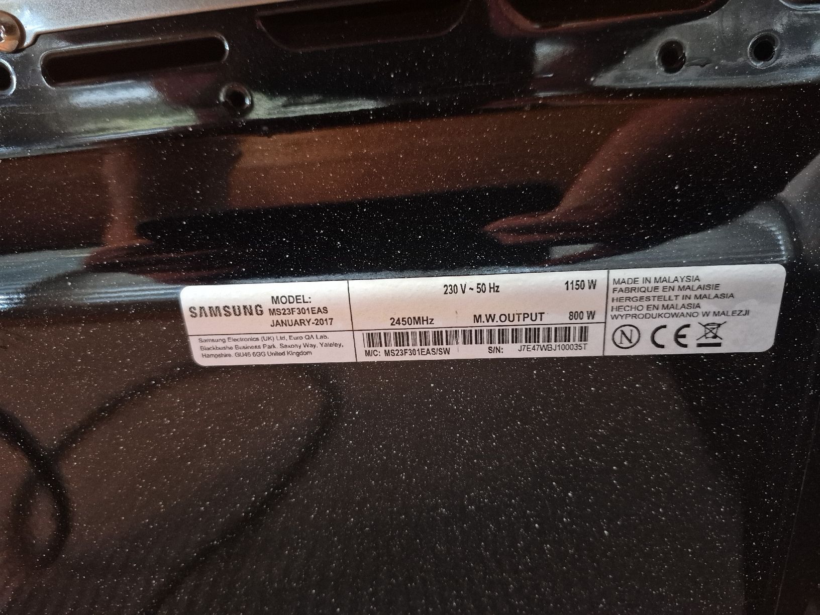 Küchengeräte: Samsung Mikrowelle MS23F301EAS – Gebraucht aus gretzenbach von Net.Control 1