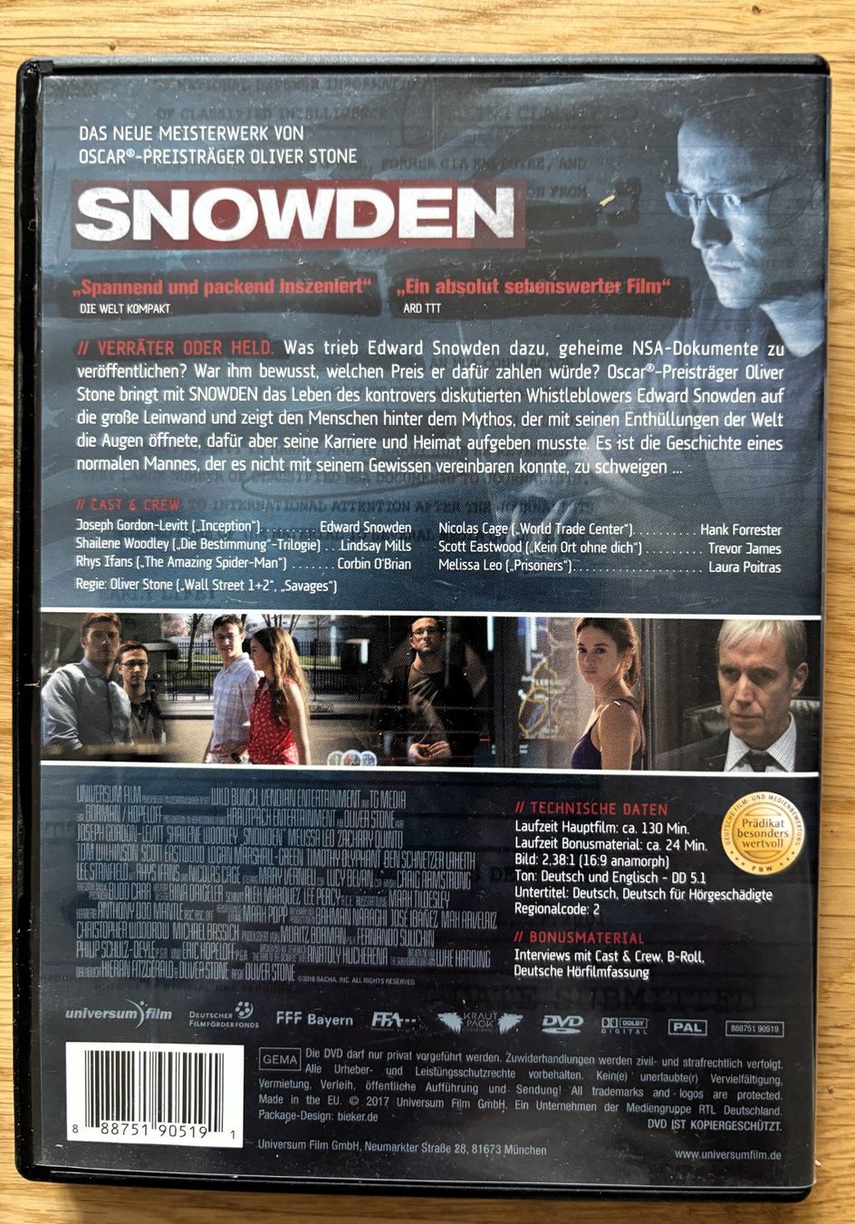 Alle DVDs: Snowden DVD – Gebraucht aus Riehen von martinaaebersold 1