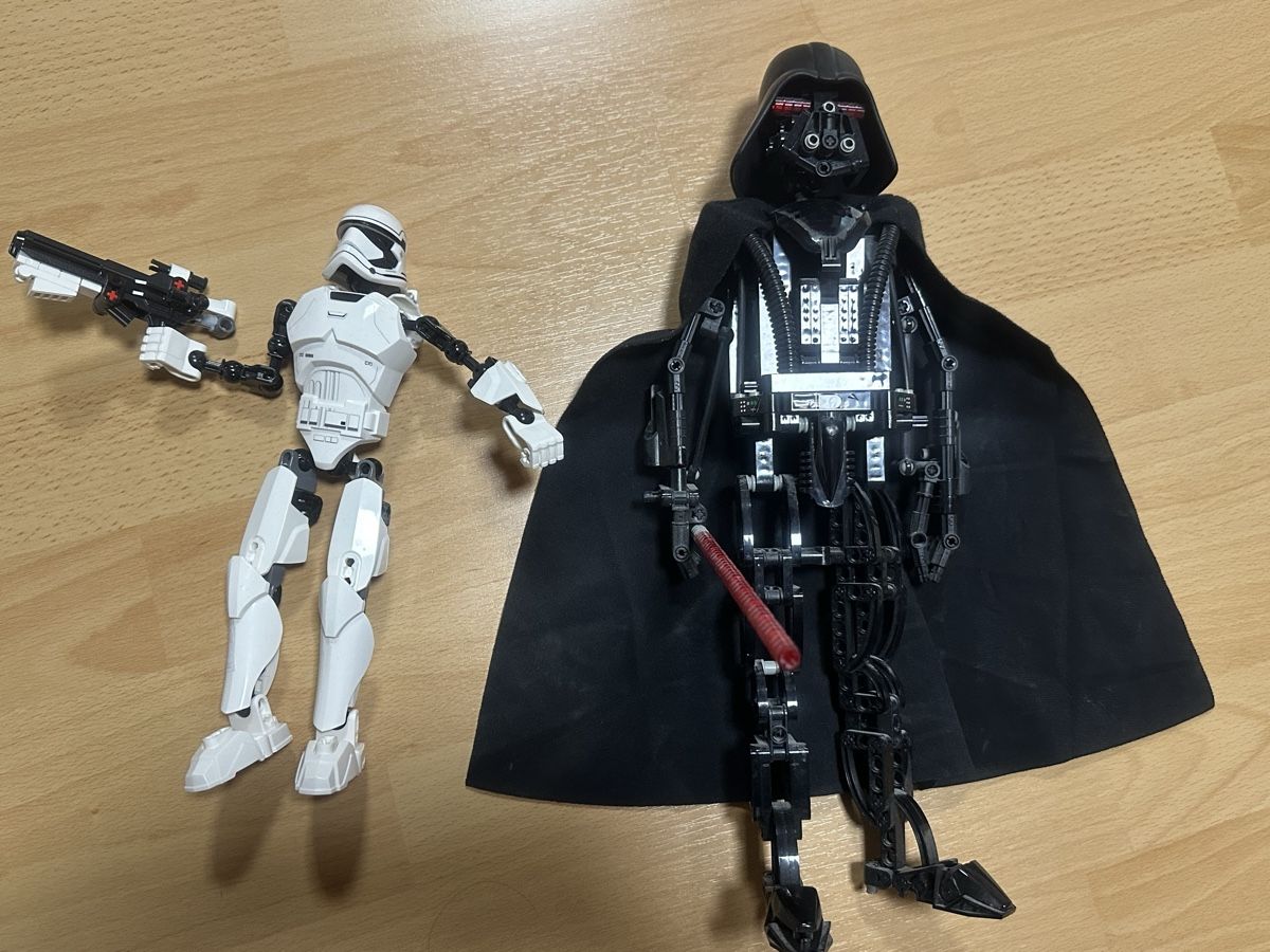 Star Wars Statuette: Lego Star Wars Darth vader und stormtrooper – Usato da Deitingen venduto da Himhip 1