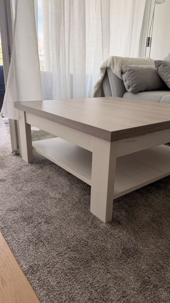 Tische: Couchtisch Holz 90×90 cm – Neu (gemäss Beschreibung) aus Rupperswil von pol_kl8k 1