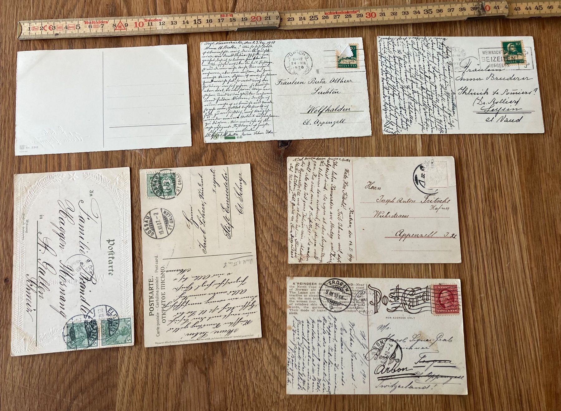 Cartoline postali: Ansichtskarten Weihnachten Grüsse – Usato da Waldstatt venduto da breitaxt 1