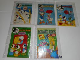 Micky Maus /Donald Duck 8 Stk. Jg. 73/77/82/2000/2006