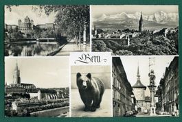 Bern, 5 Ansichten, ungelaufen, ca. 1950