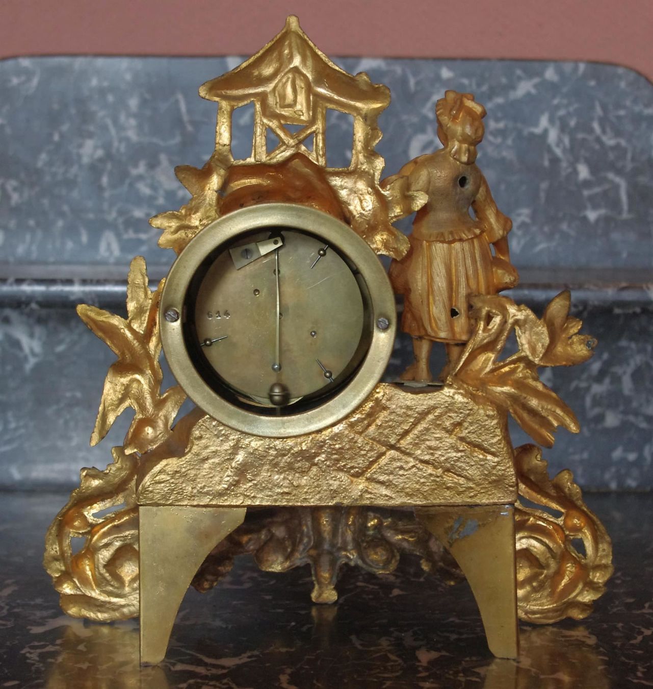 Orologi da terra & Orologi da parete: antike Pariser Kamin-/Buffet-Pendeluhr – Usato da Meggen venduto da Trouvaillen 8