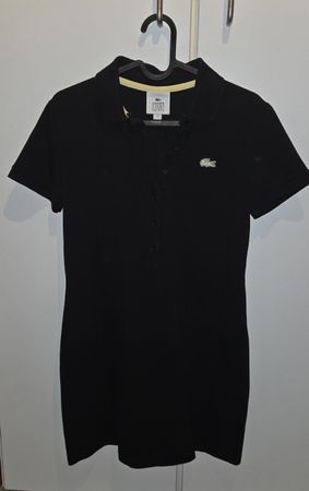 Lacoste L!ve schwarzes Polo-Kleid Gr. 36 Sommer Top Zustand