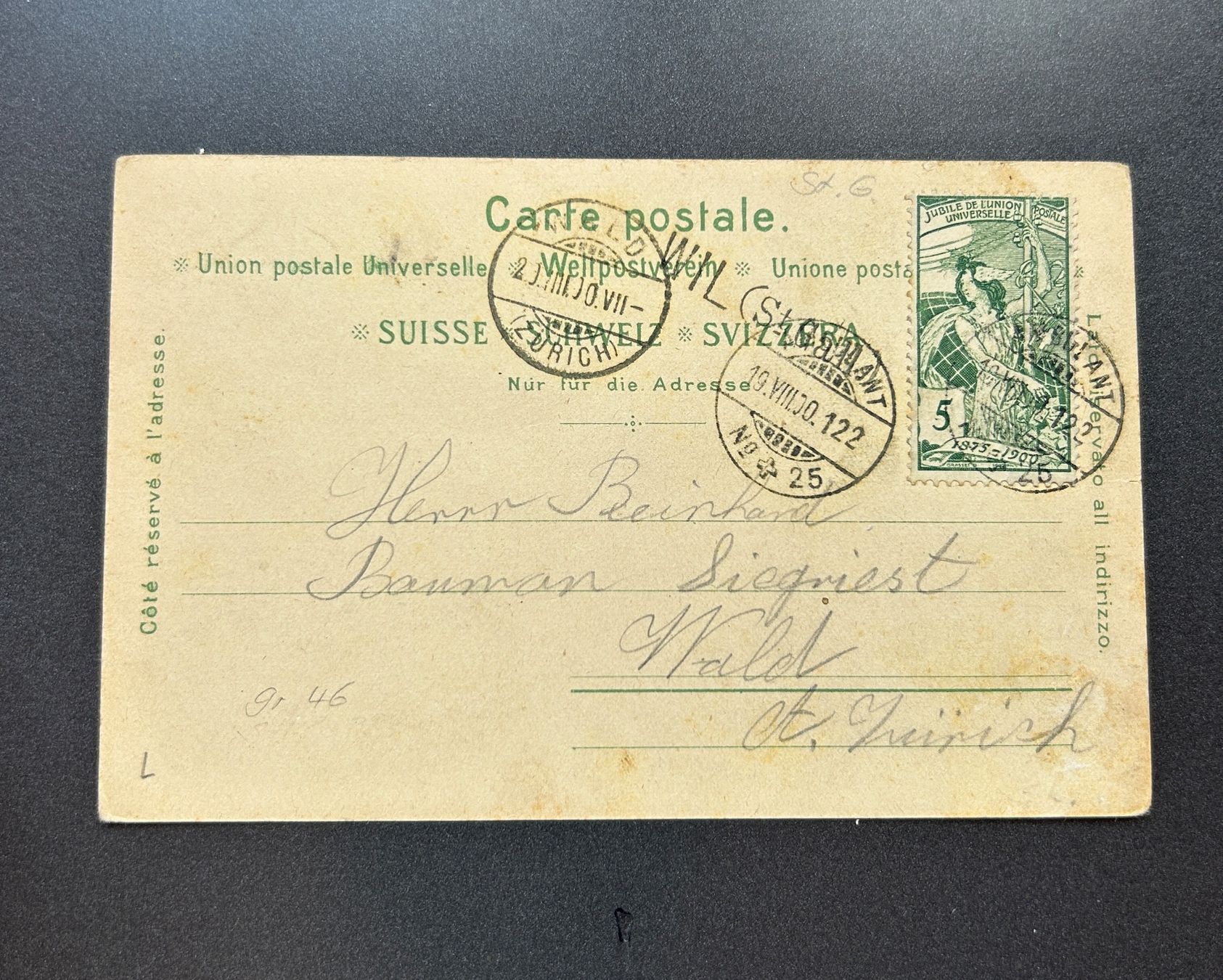 Grafica & Litografie: Litho Gruss aus Wyl – Usato da Untervaz venduto da buesmig 1
