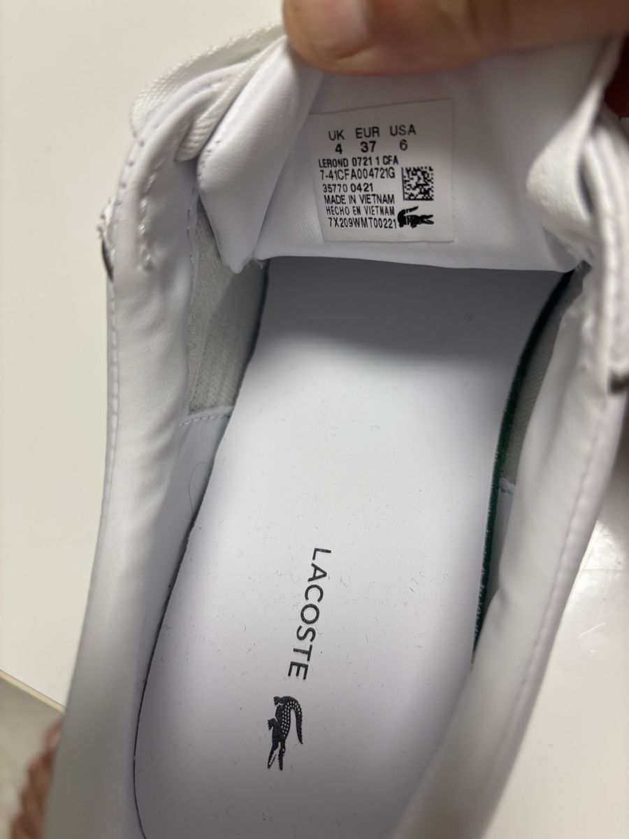 Lacoste Scarpe da donna: LaCoste Sneakers in Weiss, Grösse 37 – Nuovo (secondo la descrizione) da Brügg BE venduto da rah_mqh8 1