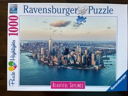 Puzzle Ravensburger 1000 Teile New York, neuwertig