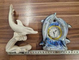 Delfin Figuren, und Delfinuhr k45