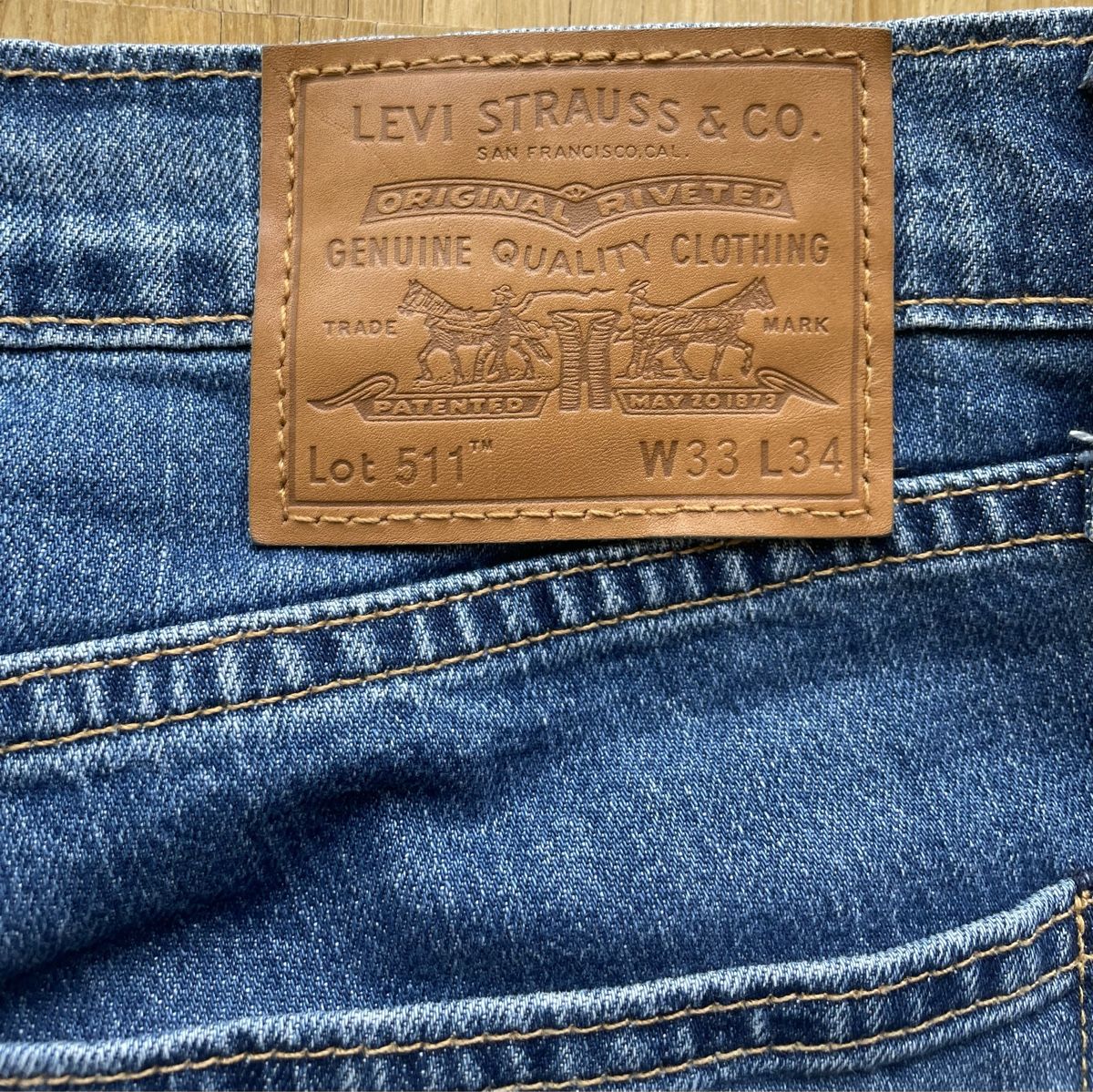 Levi's Jeans: Levis Jeans 511 33x34 Neu – Nuovo e nell'imballaggio originale da Zürich venduto da idemehore 1