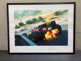 Stefan Johansson Monaco F1 Ferrari Rainer W. Schlegelmilch