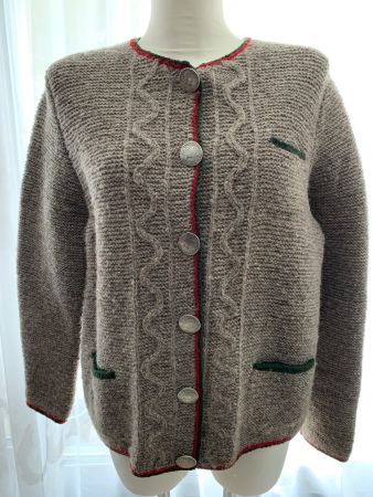 Strick Jacke Wolle "Theo Huber" by Trachten Greif Gr. 38 40