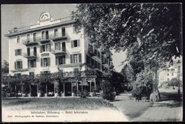 Interlaken, Hotel Interlaken  ( Hotel Stempel 25.Aug.1908 )