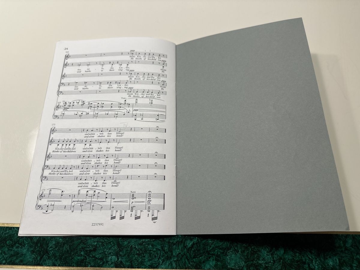Bücher: Brahms Gesang der Parzen Op. 89 Noten – Gebraucht aus Wald ZH von Martin79 5