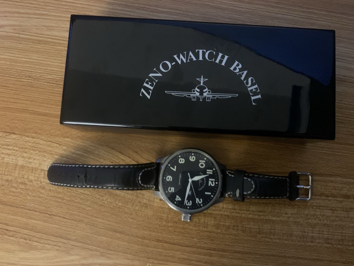 Zeno Orologi: Zeno-Watch Basel Fliegeruhr Automatik mit überdim. Display – Usato da Gebenstorf venduto da RetroFuture