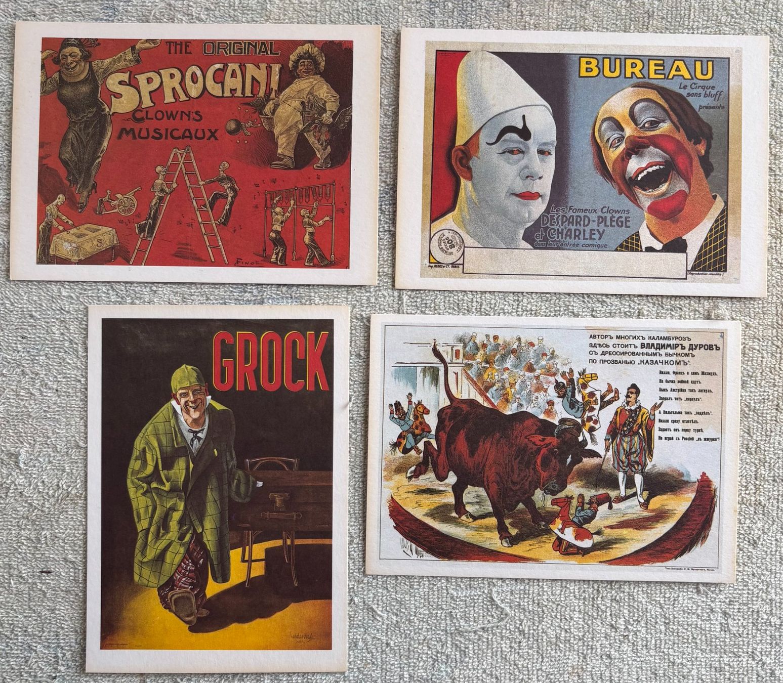 Cartoline postali: CLOWN ANSICHTSKARTEN 12 STÜCK NEU – Usato da Ostermundigen venduto da Wyatt-Earp 6