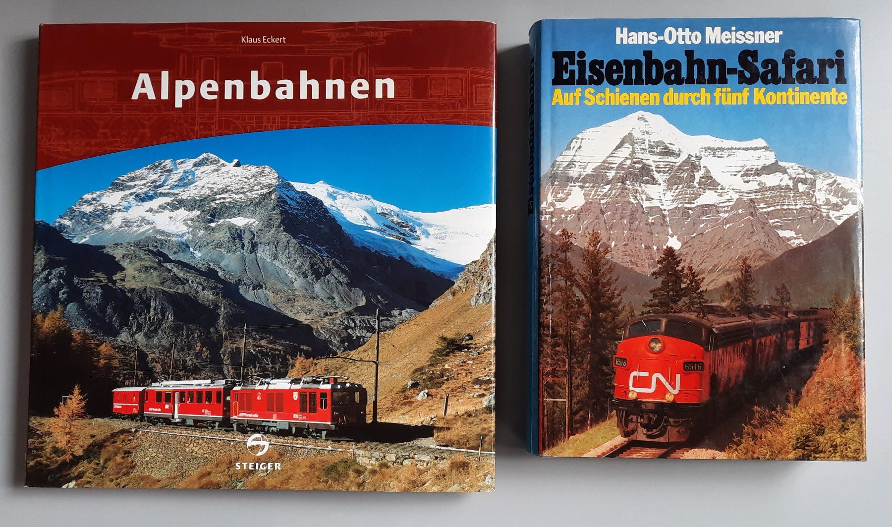 Libri: 2 Stk Eisenbahnbücher (01) – Usato da Stettlen venduto da wewe54