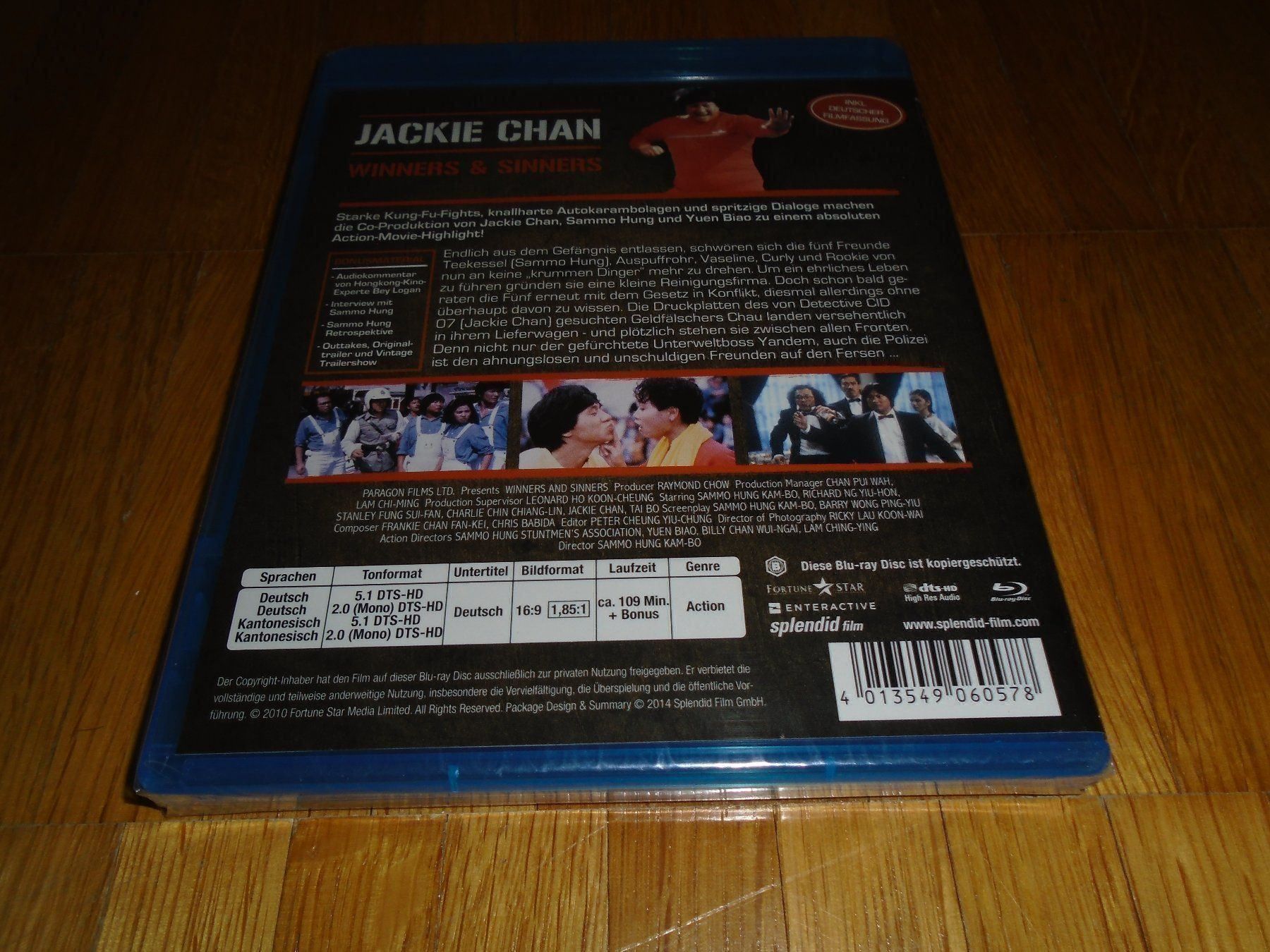Tutti i DVDs: Jackie Chan - Winners & Sinners - UNCUT – Nuovo e nell'imballaggio originale da Basel venduto da havsok 1