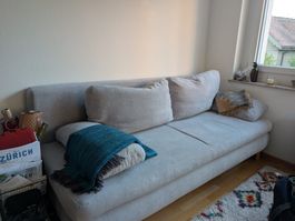 Schlafsofa 2-Sitzer mit Bettfunktion & grossem Stauraum