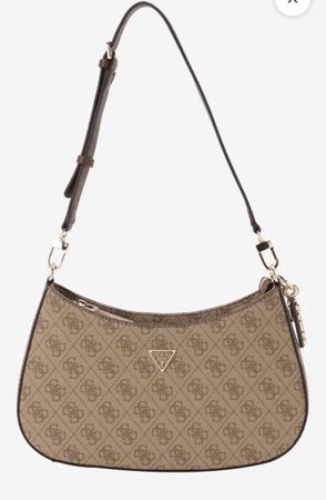 Guess Handtasche Monogram braun