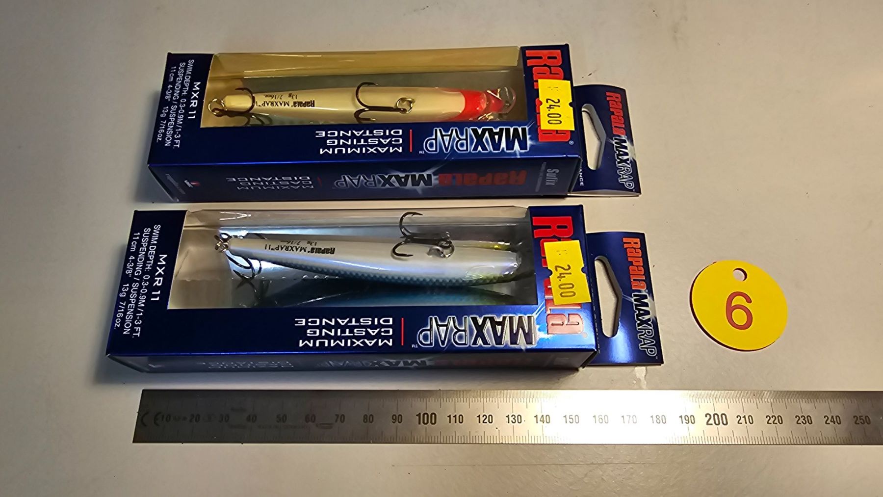 Rapala Esche: 2 Rapala Maxrap Köder, neu & OVP, Top Zustand, Max Casting – Nuovo e nell'imballaggio originale da Abtwil SG venduto da Fischerei_Artikel 1