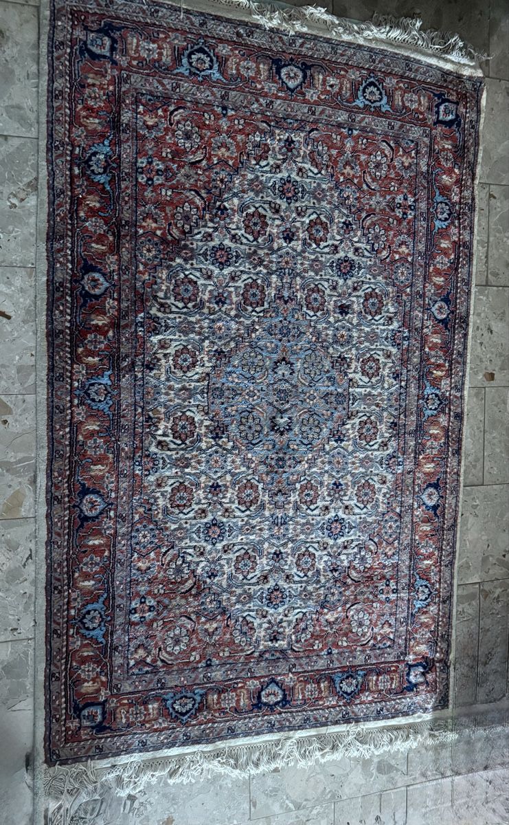 Tappeti: Orientteppich alt gemustert Rot-Blau ca. 118x198cm – Usato da Neuägeri venduto da Pinguin95 1