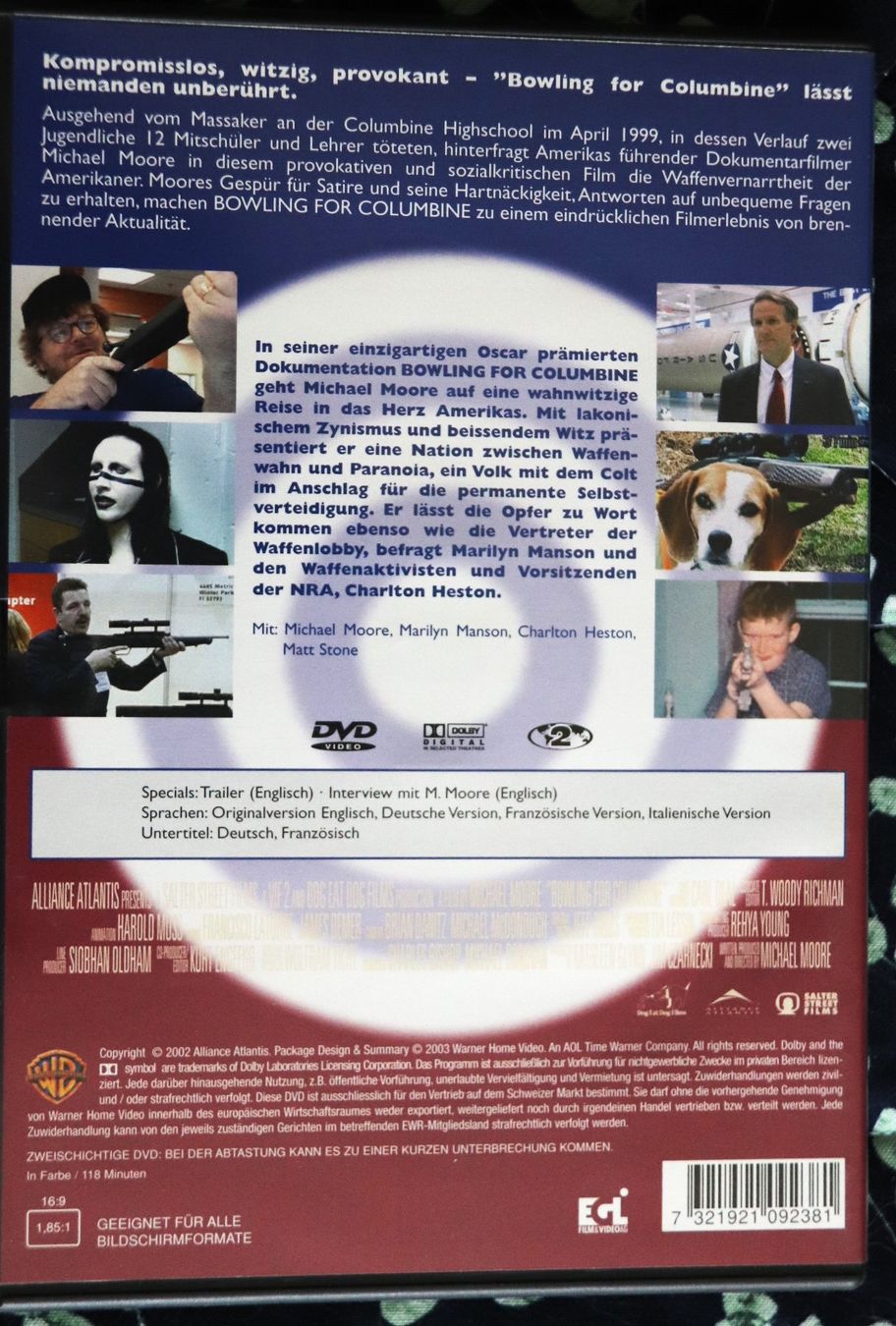Tutti i DVDs: Bowling for Columbine von Michael Moore – Usato da Glattfelden venduto da Sirax 1