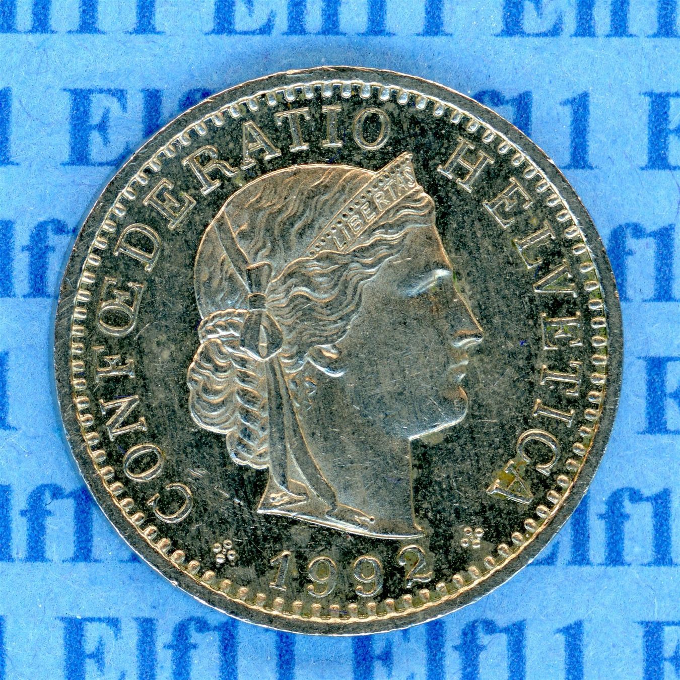 Tutti le monete: CHF___0.20 1992 -vz 20 Rappen – Usato da Widnau venduto da Elf11