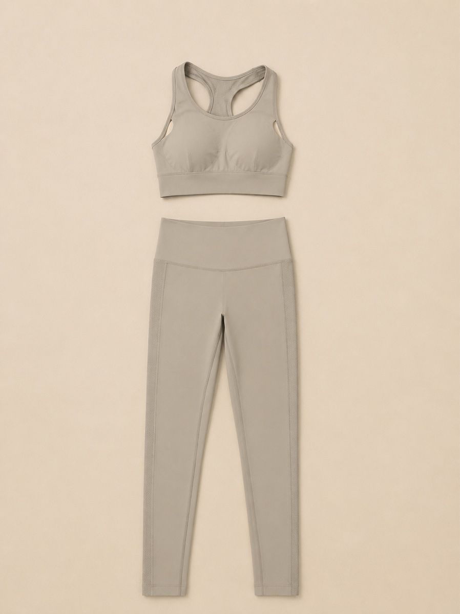Leggings: ENSEMBLE DE SPORT BEIGE – Neuf (Voir description) à Lausanne par KeNaChic 2