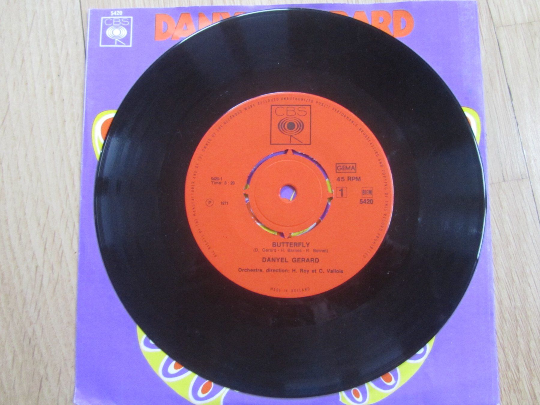 Dischi in vinile: Danyel Gerard - Butterfly - Single Schallplatte – Usato da Seengen venduto da mikelele 1