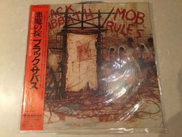 BLACK SABBATH MOB RULES 25PP-36 OBI LP