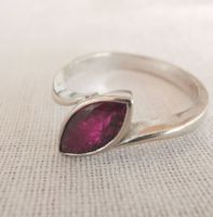 BUCHERER: Bague or blanc - rubin/ Ring Weißgold - Rubis