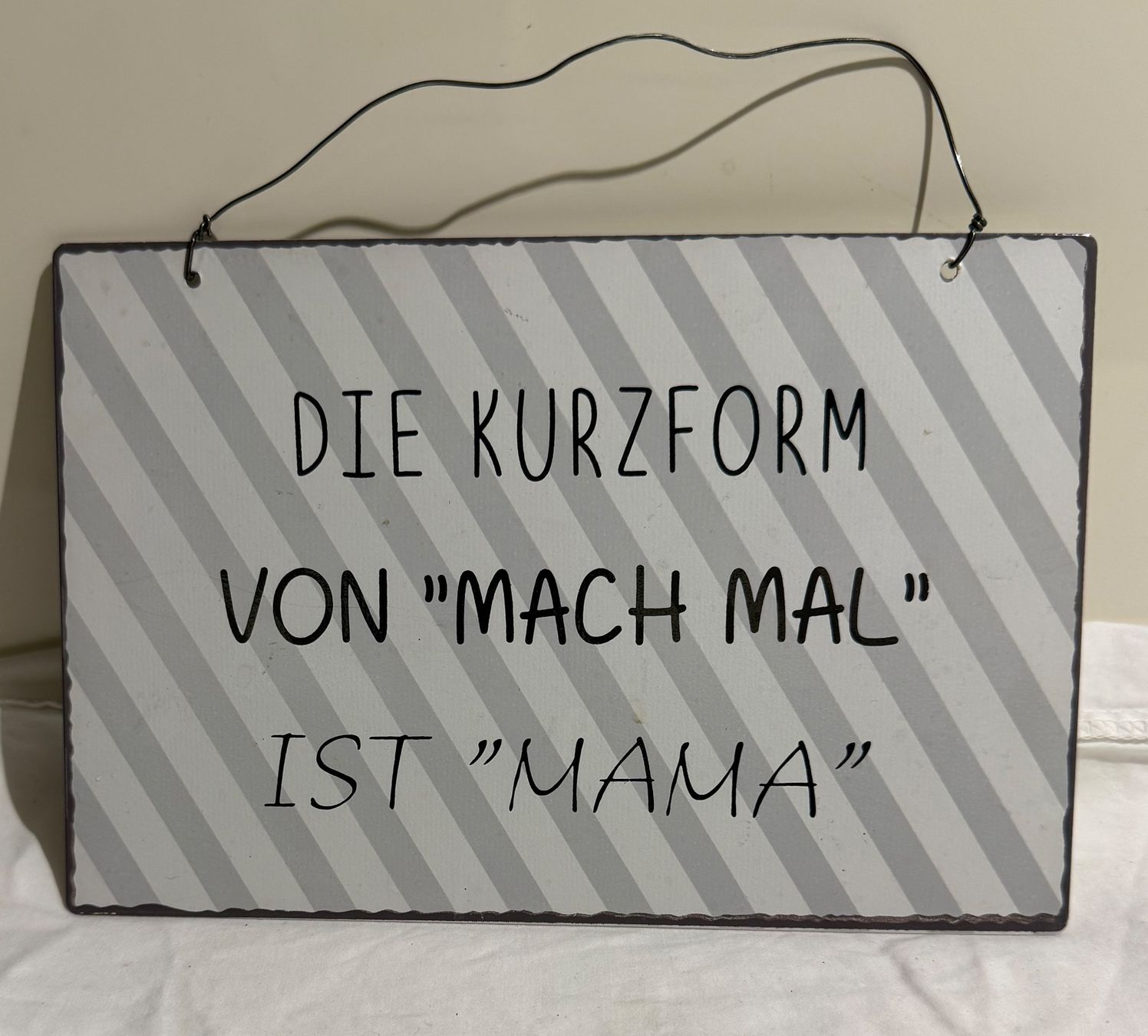 Insegne: Metalschild mit Spruch – Usato da Basel venduto da karpfen17