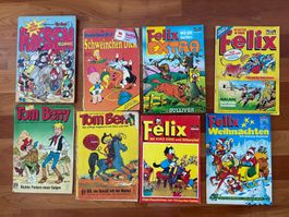 vintage Comics 8 Stück Felix - Tom Berry - Fix Foxi um 1970