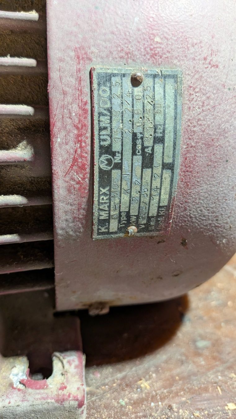 Motoren: Elektromotor K.Marx 3-phasig 1.1kW – Gebraucht aus Thun von Mirweb 1