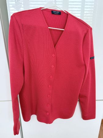 Saint James Cardigan 100% Wolle - Größe 38