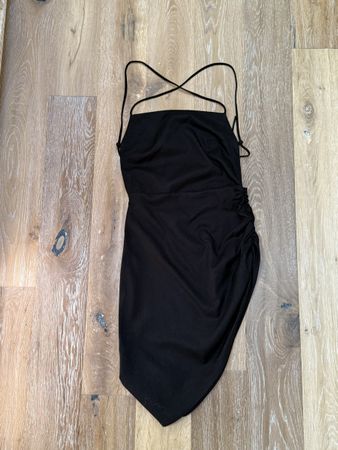 Great black ‘Lioness ‘ Linen Blend Dress. Size XXS