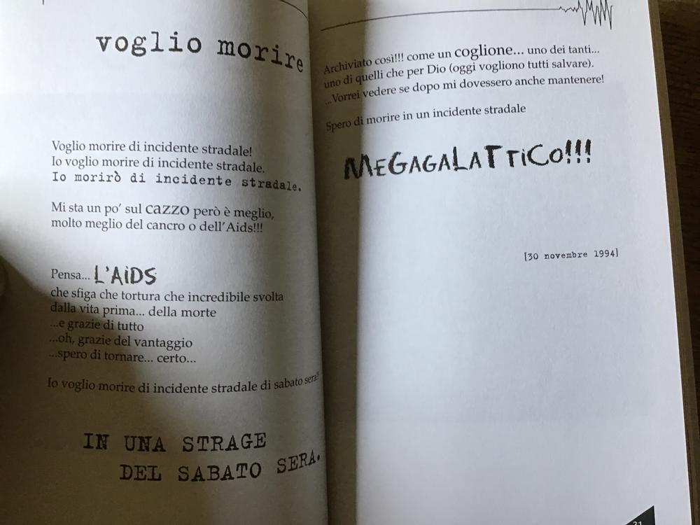 Spero di morire prima di Vasco Rossi»