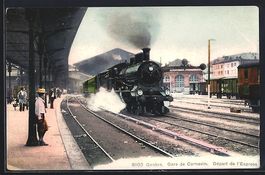 Genève, Gare de Cornavin - Départ de l
