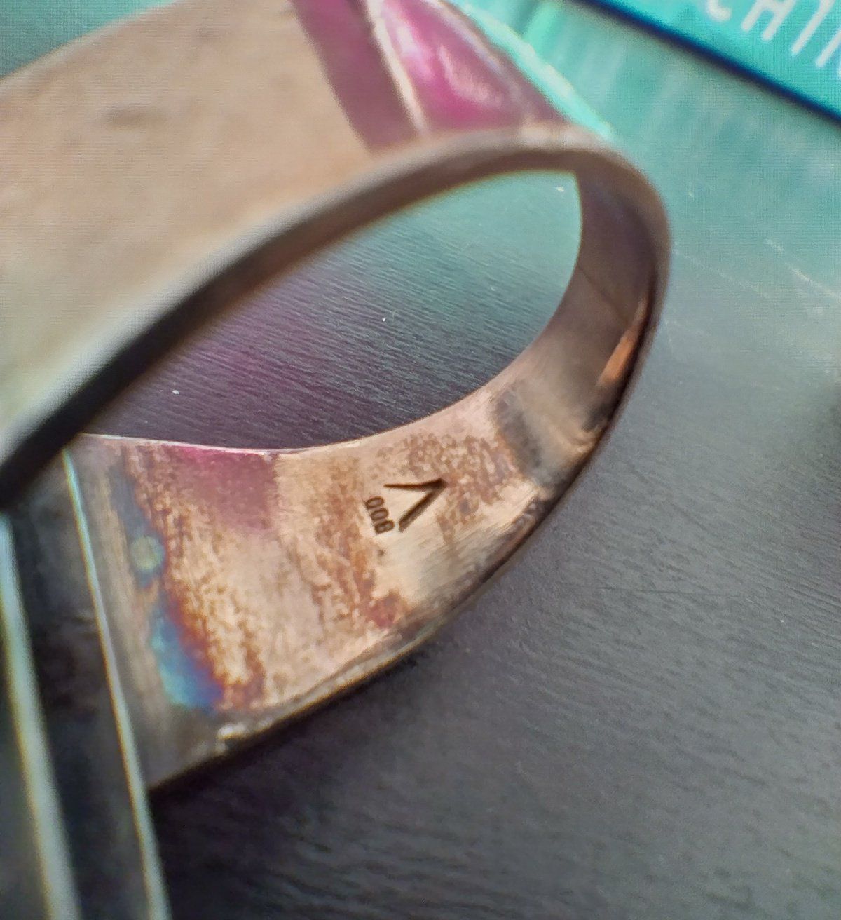 Anelli: RUTILQUARZ "ENGELSHAAR" RING  800 925 SILBER – Usato da Romanshorn venduto da Glitzer-Paradies 3