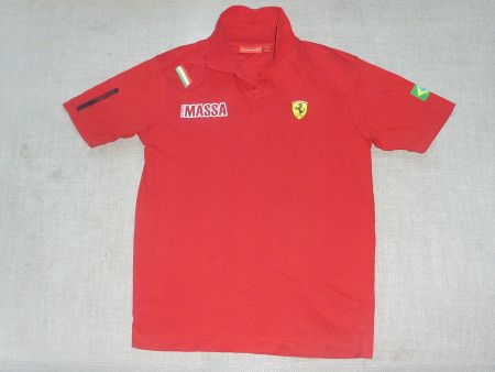 Vintage Ferrari Polo Shirt Gr. S ! Felipe Massa ! Original