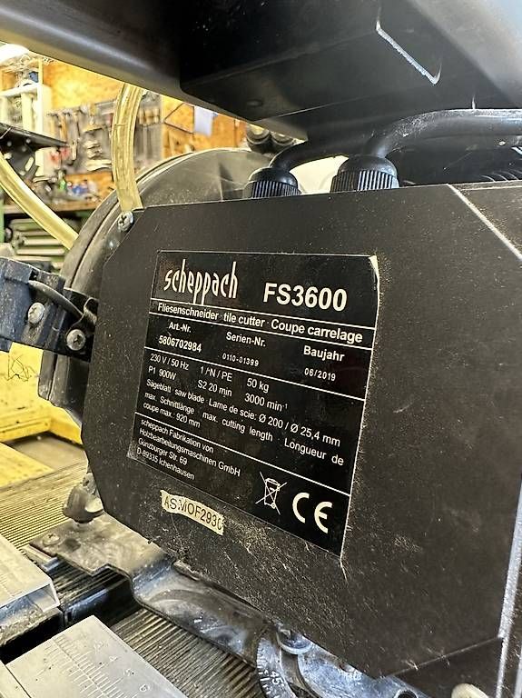 Scheppach Tutti gli attrezzi: Coupe carreaux – Usato da Bussy FR venduto da sebest 2