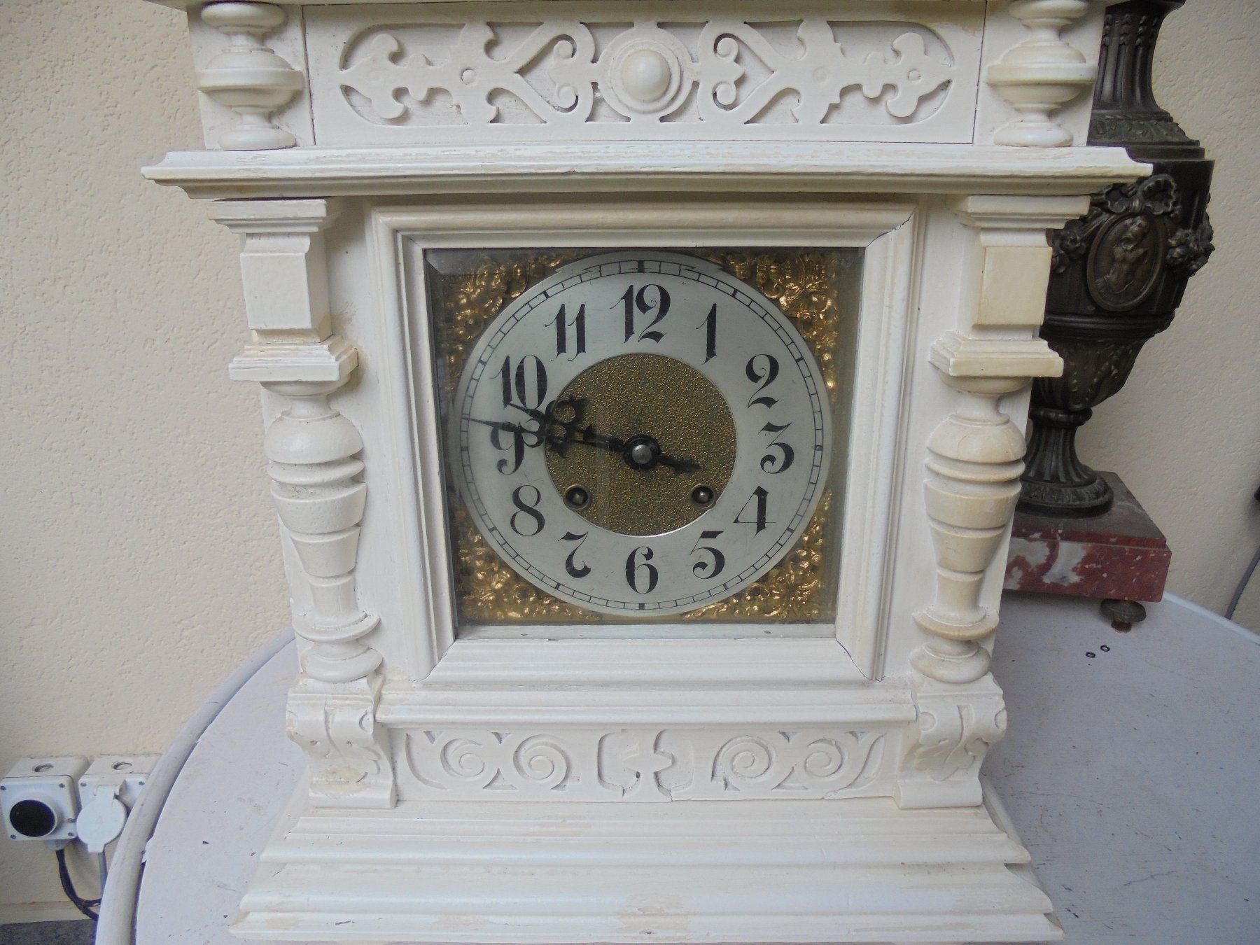 Orologi da terra & Orologi da parete: Antike, sehr grosse Kaminuhr, ca 1930-40 – Usato da Camorino venduto da Hunpete 3