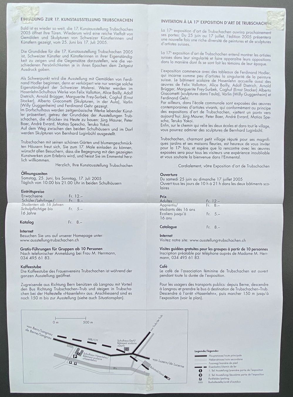 Foto & Immagini: 4x Plakate Gemäldeausstellung TRUBSCHACHEN – Usato da Dietlikon venduto da Sa_Biene 6