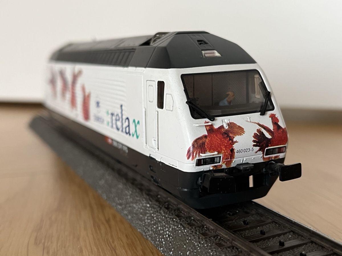 Hag Modellini di ferrovie: SBB Re 460 ZH Relax Hag Ac Digital – Usato da Basel venduto da Re620_11627
