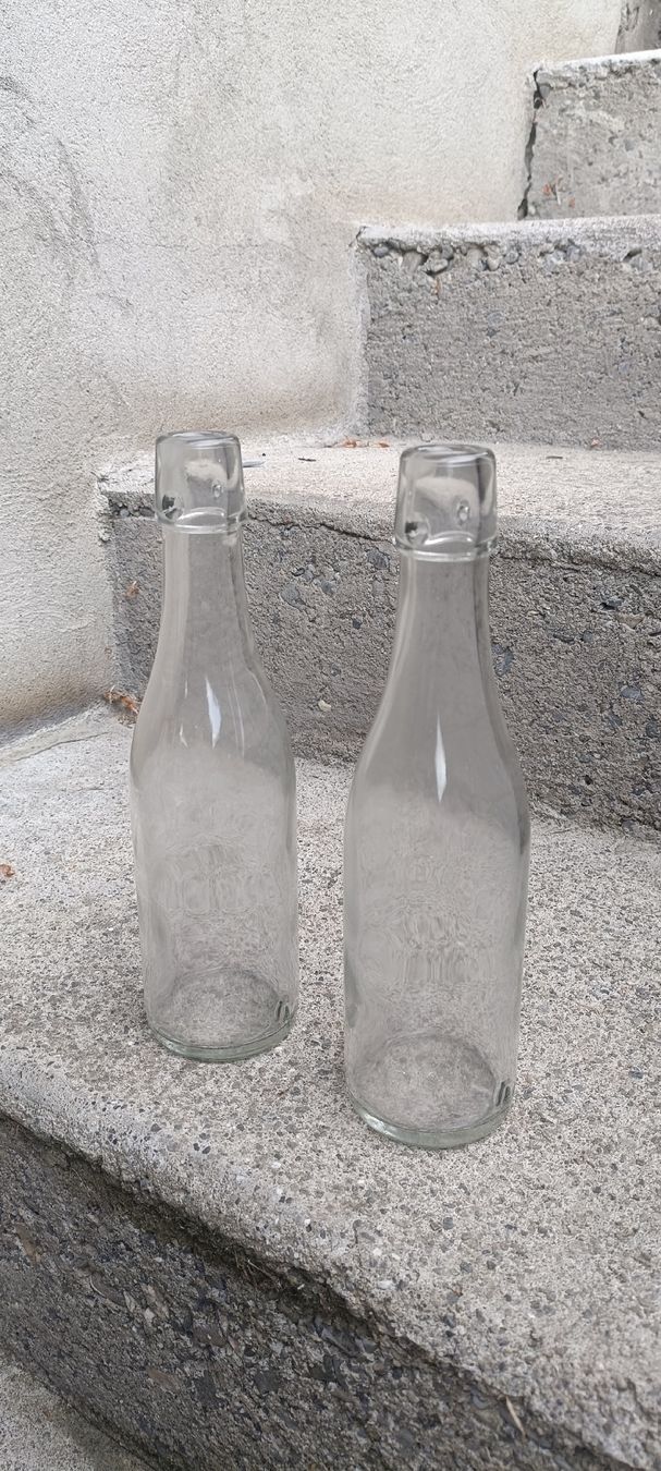 Bicchieri, Caraffe & Bottiglie: Alte Bügel-Flaschen, Sirupflaschen – Nuovo (secondo la descrizione) da Wilen (Sarnen) venduto da luzern.20