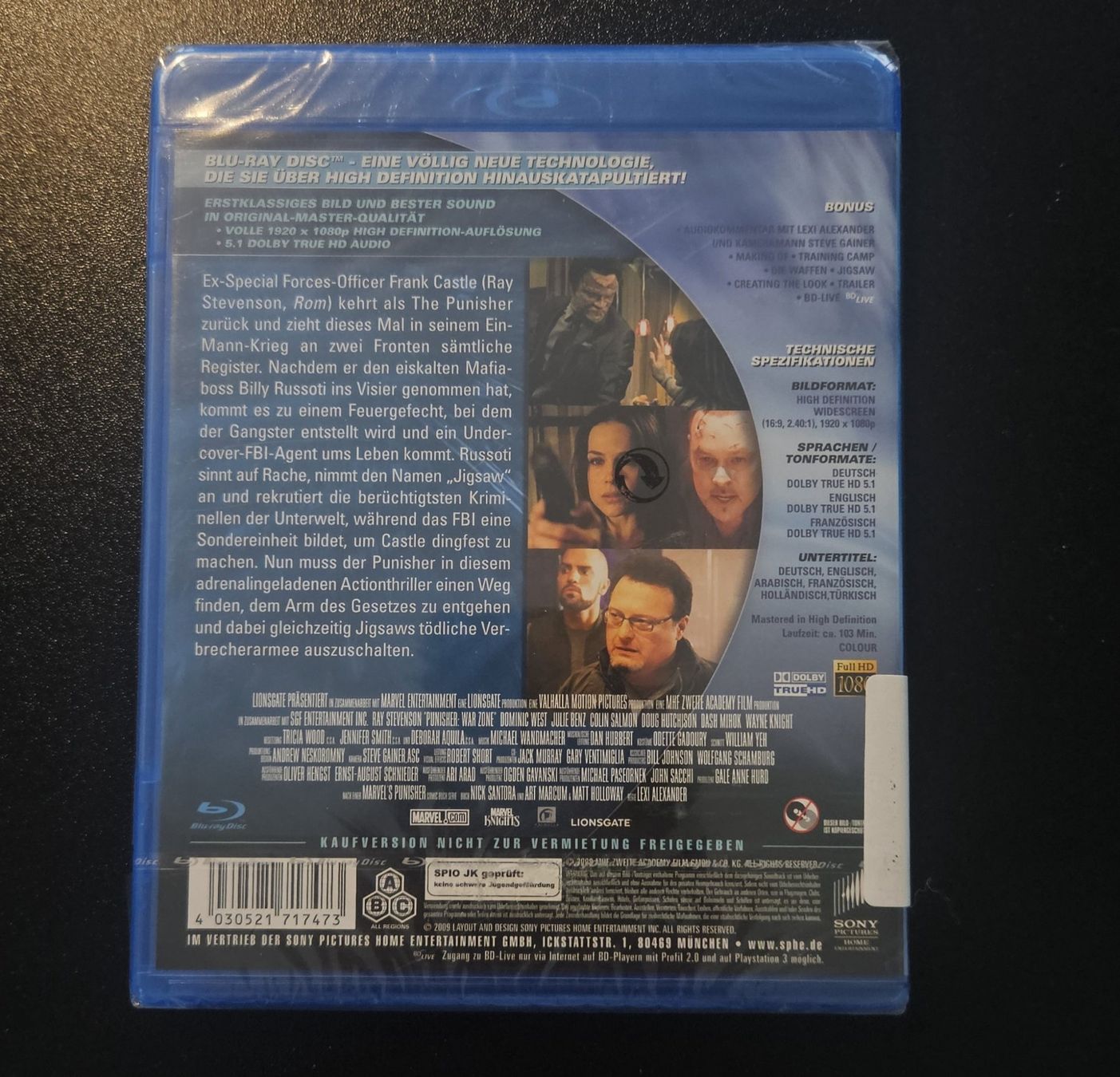 Tutti i DVDs: Punisher - War Zone Blu-Ray – Nuovo e nell'imballaggio originale da Kloten venduto da mar_w6hp 1