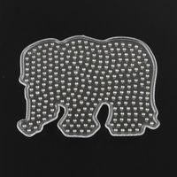 Bügelperlen Form Elefant