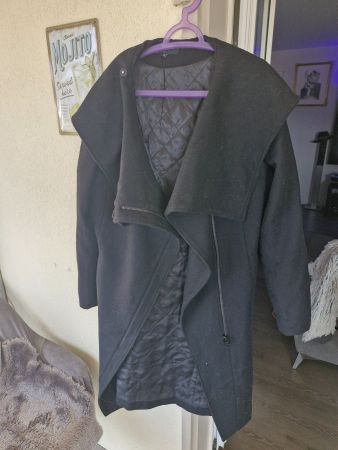 Damen Mantel, schwarz, Grösse XL, von tigha, gebraucht