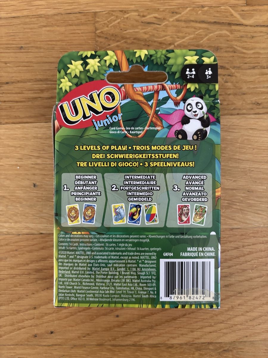 Giocattoli: UNO Junior Cards (new and unopened) – Nuovo e nell'imballaggio originale da Würenlos venduto da sue_wp8k 1